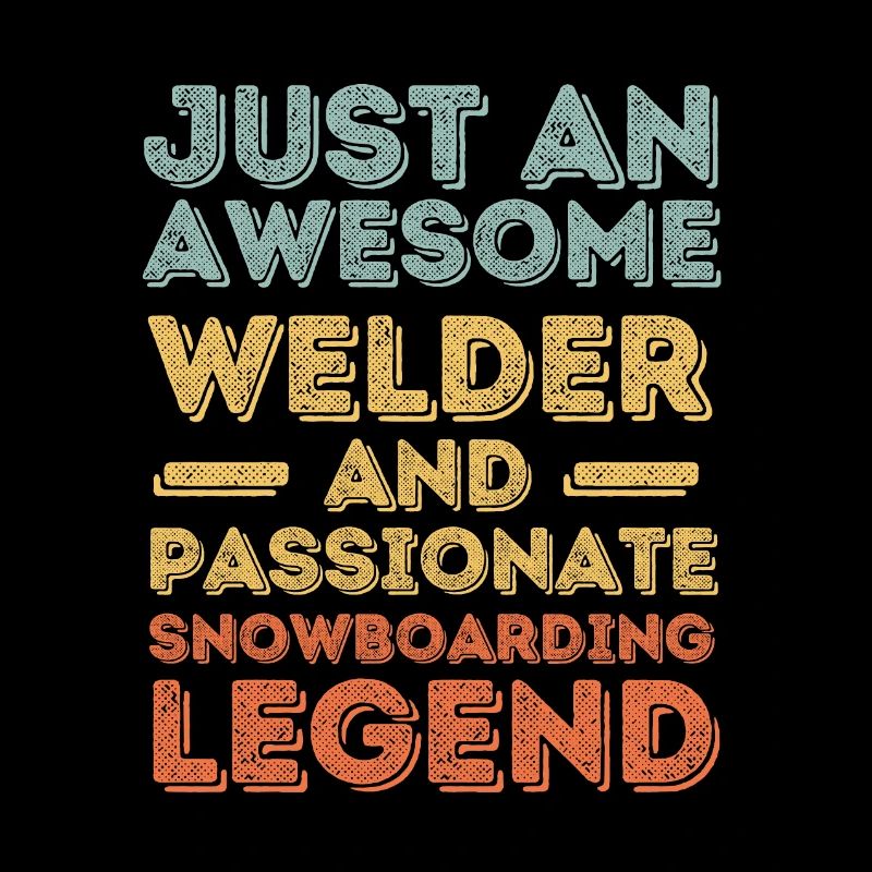 Welder Snowboarding retro