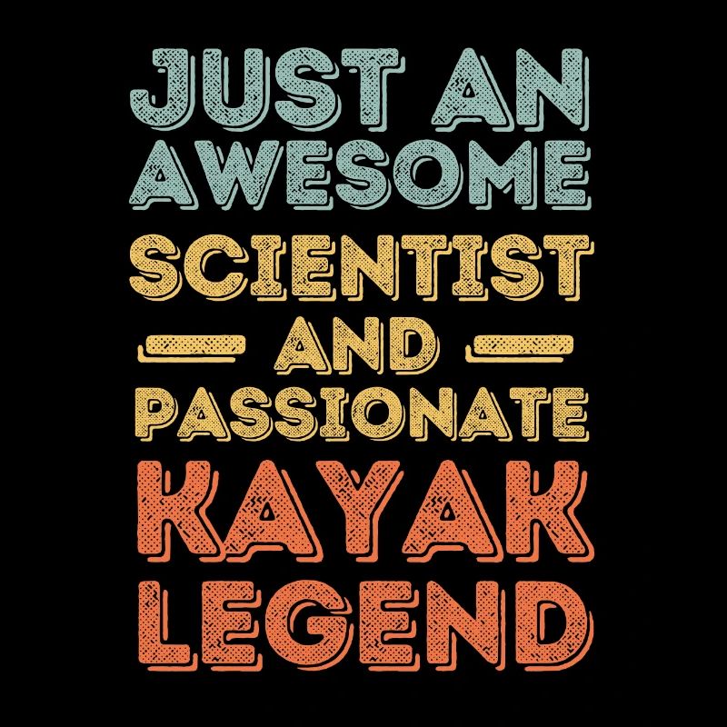 Wissenschaftler Kayak retro