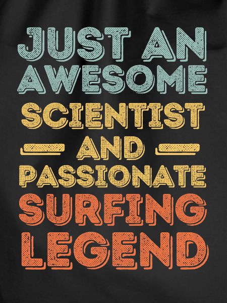 Scientists Surfing retro