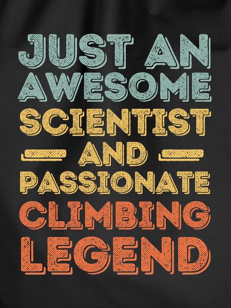 Scientists climbing retro