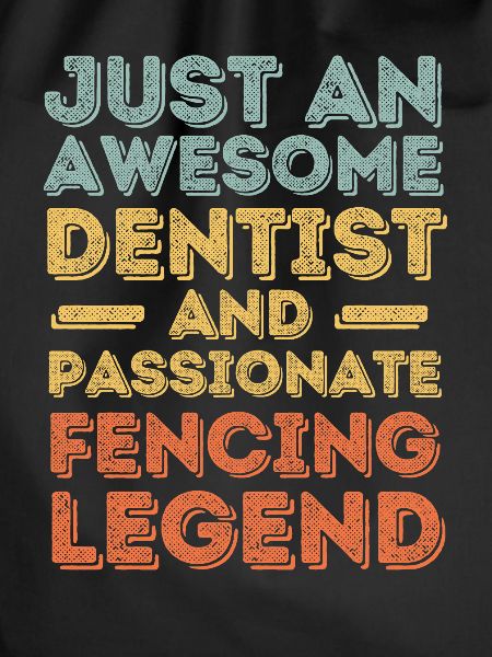 Dentist fencing retro