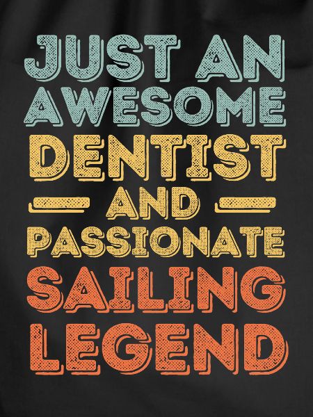 Dentist sailing retro