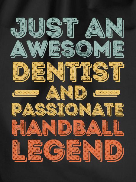 Dentist Handball retro