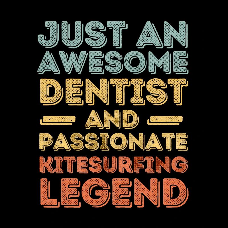 Dentist Kitesurfing retro