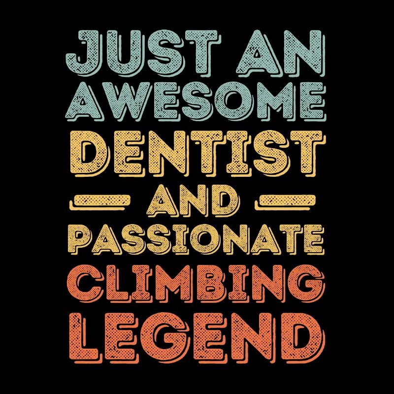 Dentist climbing retro
