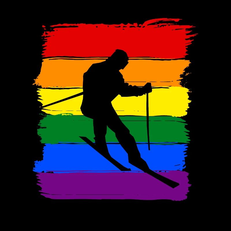 Skiing LGBT Pride