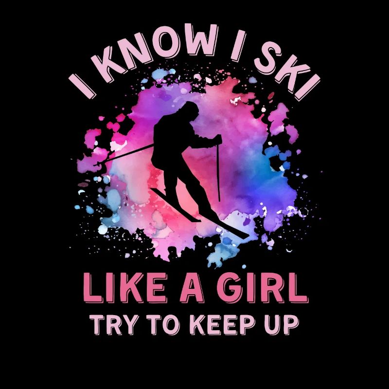 Frauen Ski Mädchen