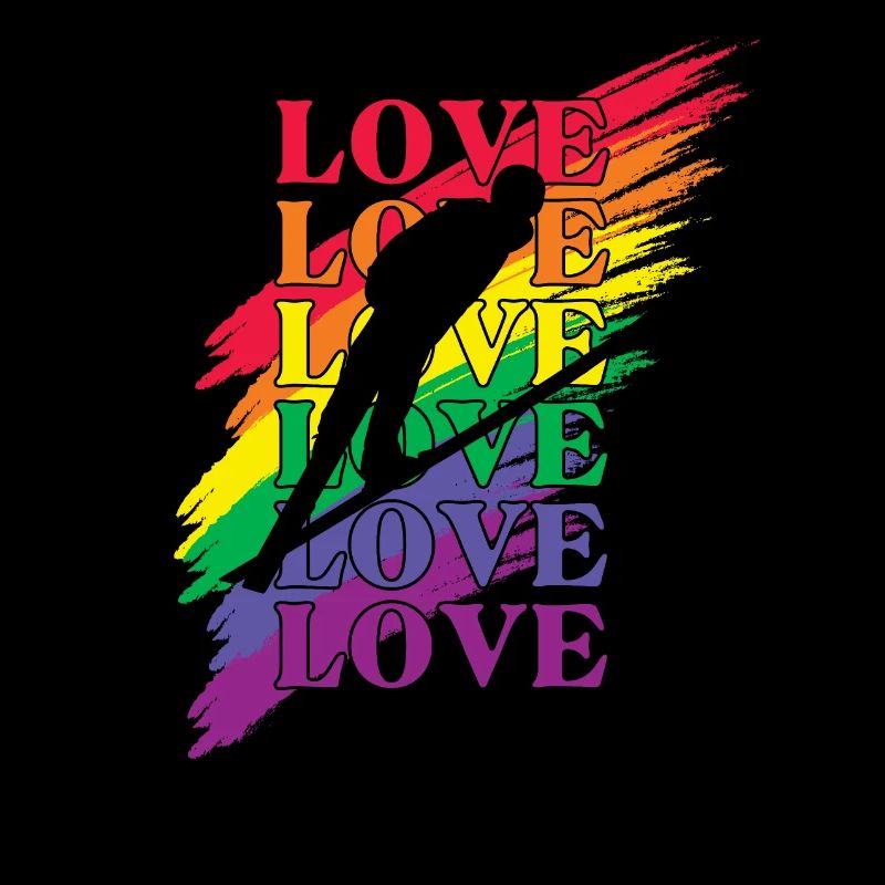 Ski-jumping LGBT Pride