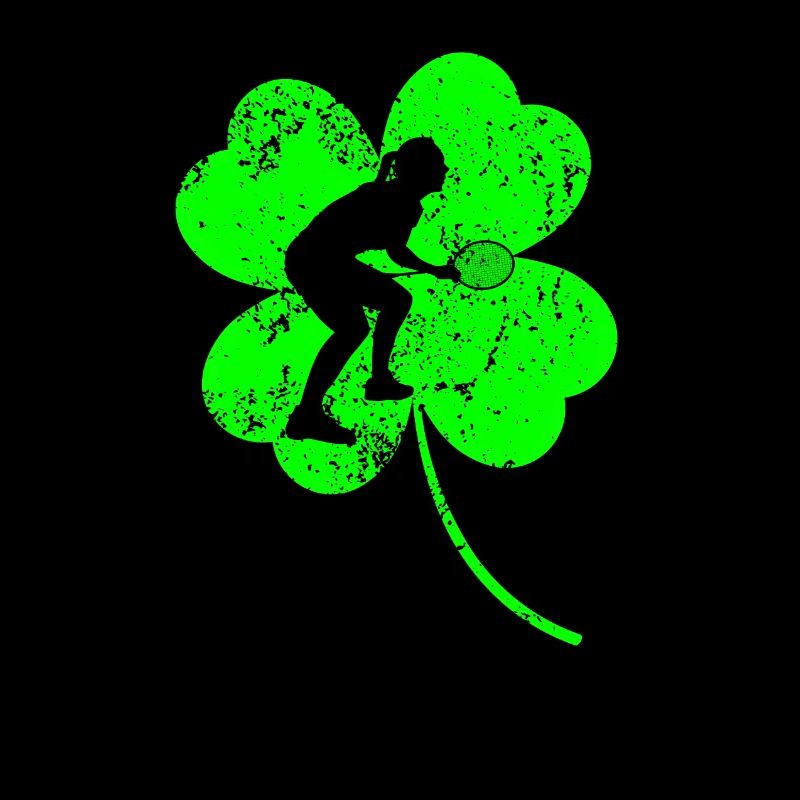 Badminton St. Patrick's Day Kleeblatt
