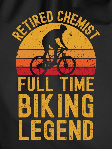 Retired chemist biking legend