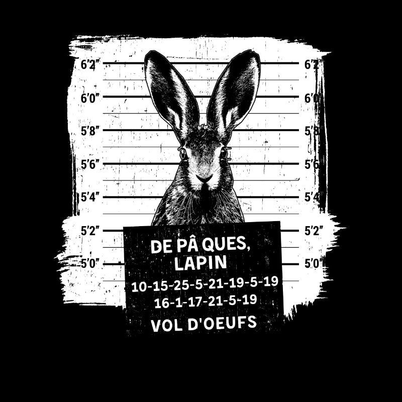 Lapin de Pâques Mugshot