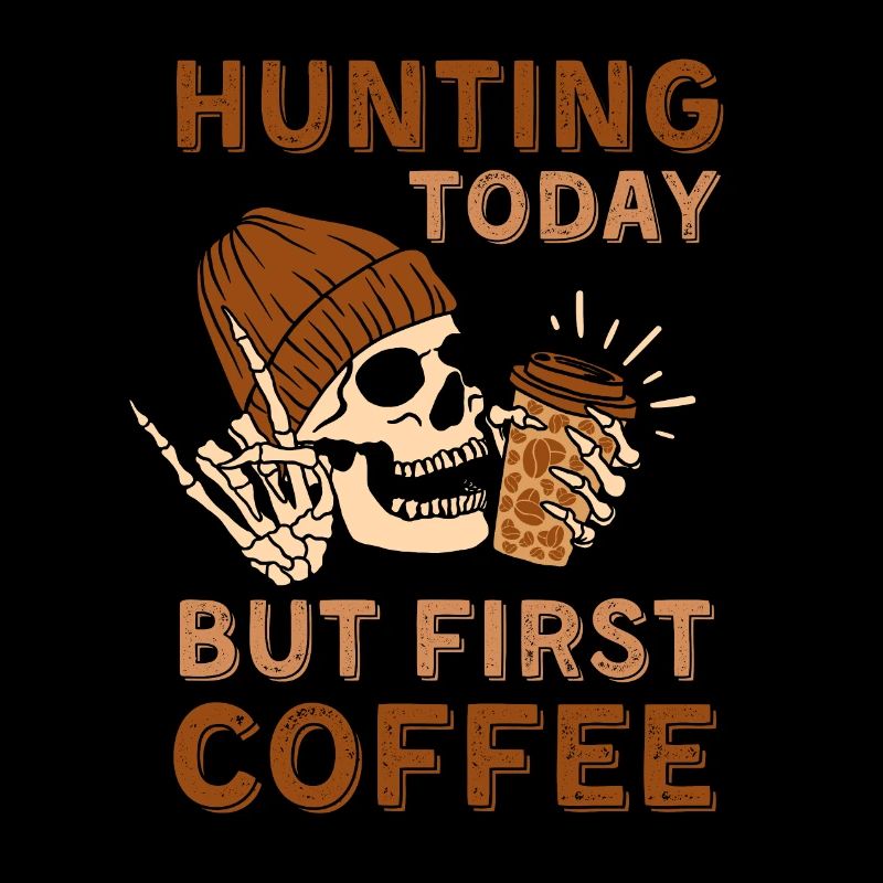 Kaffeejagd Skelett