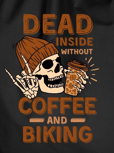 Coffee Biking skeleton