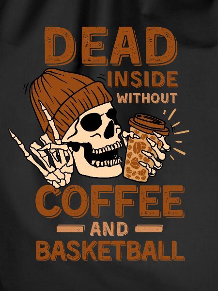Coffee Basketball skeleton