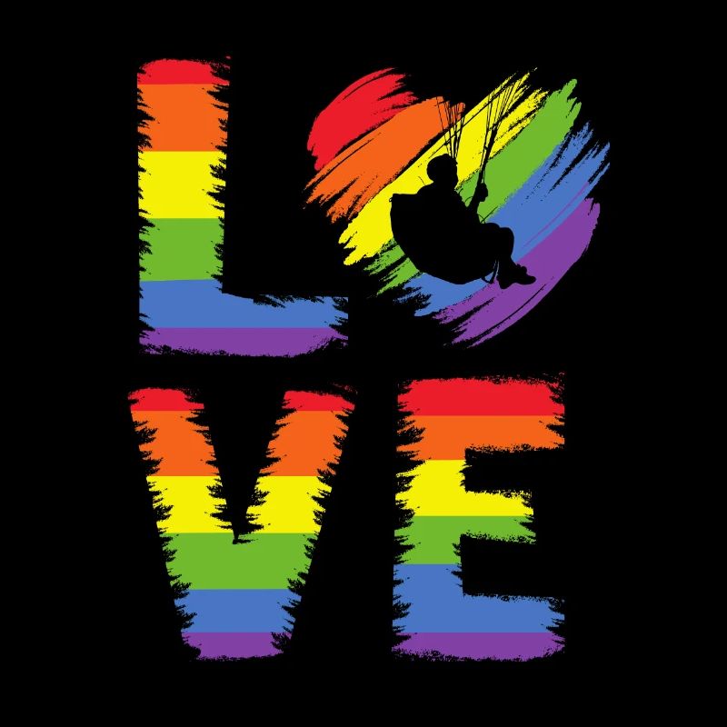 Paragliding LGBT Pride