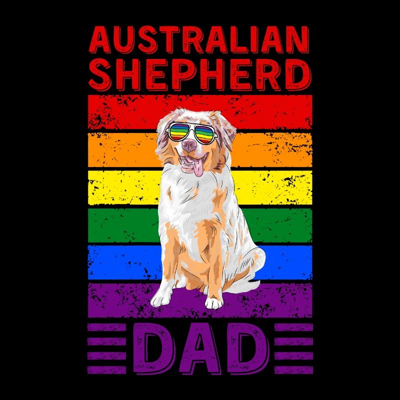Australian-shepherd Dad LGBTQ