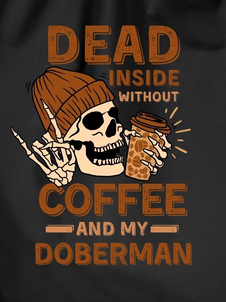 Coffee Doberman lover