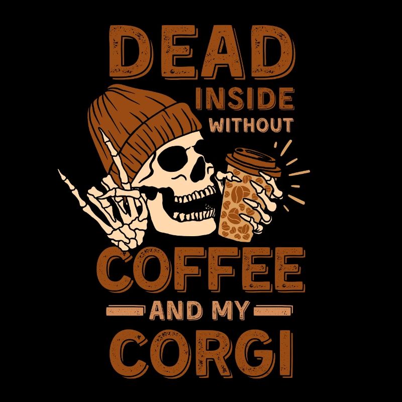 Amateur de café Corgi