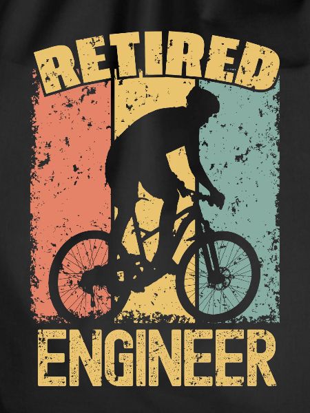 Biking retired engineer