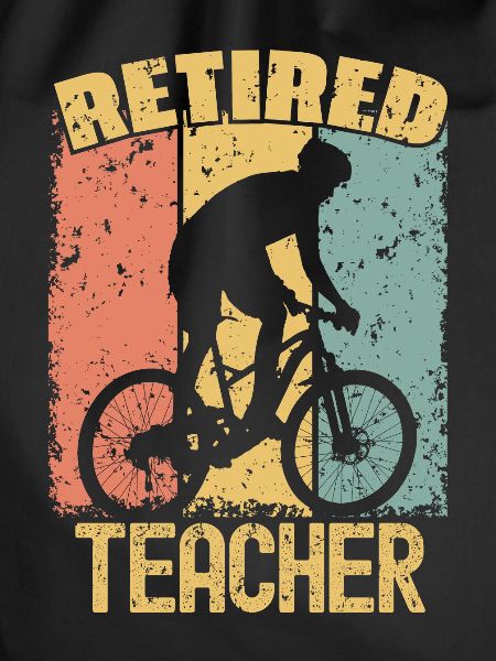 Biking retired teacher