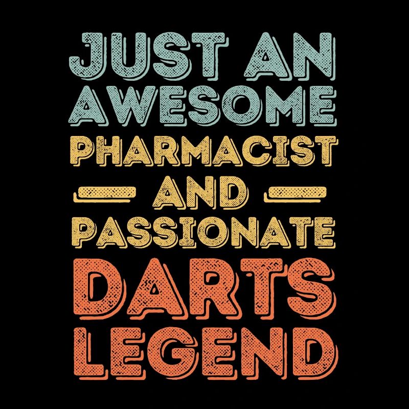 Pharmacist Darts legend retro