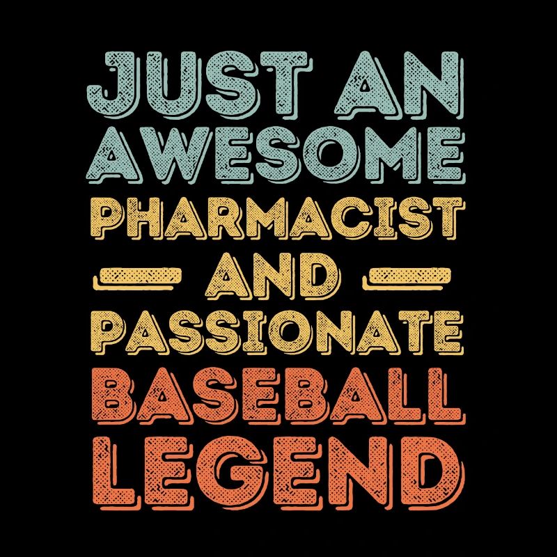 Apotheker Baseball-Legende retro