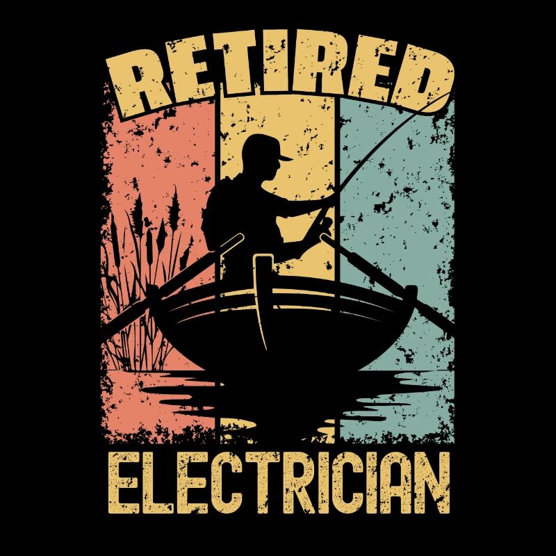 Électricien de pêche à la retraite