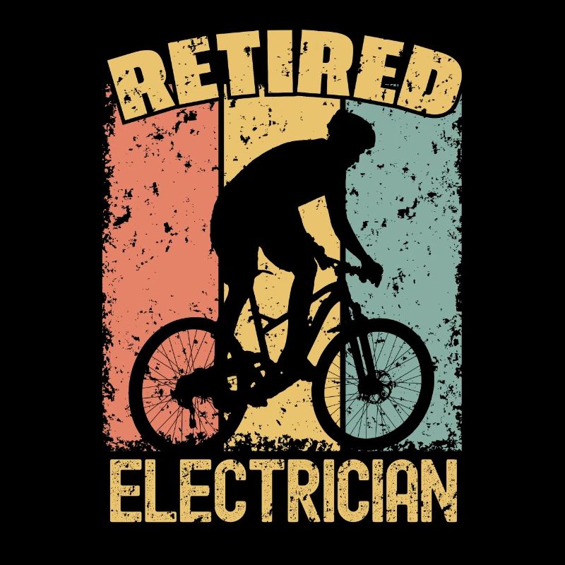 Biking retired electrician