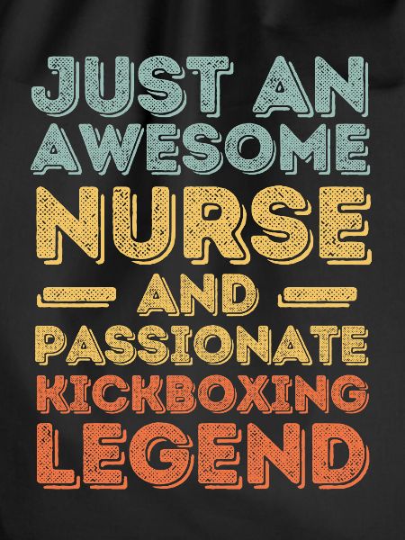 Nurse Kickboxing legend retro