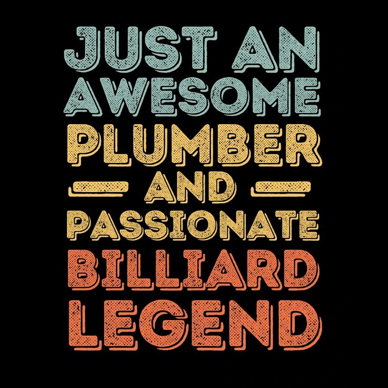 Plumber Billiard legend retro