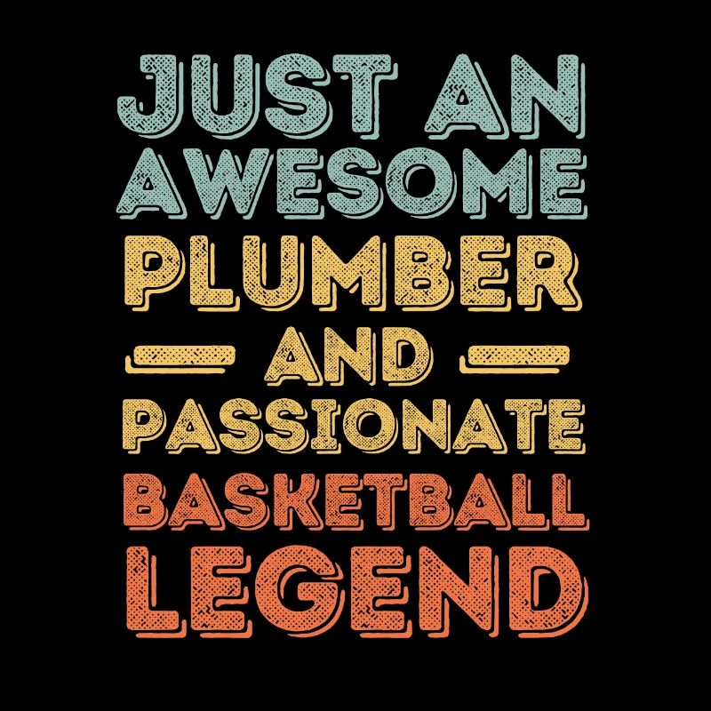 Plumber Basketball legend retro