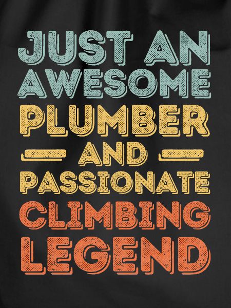 Plumber Climbing legend retro
