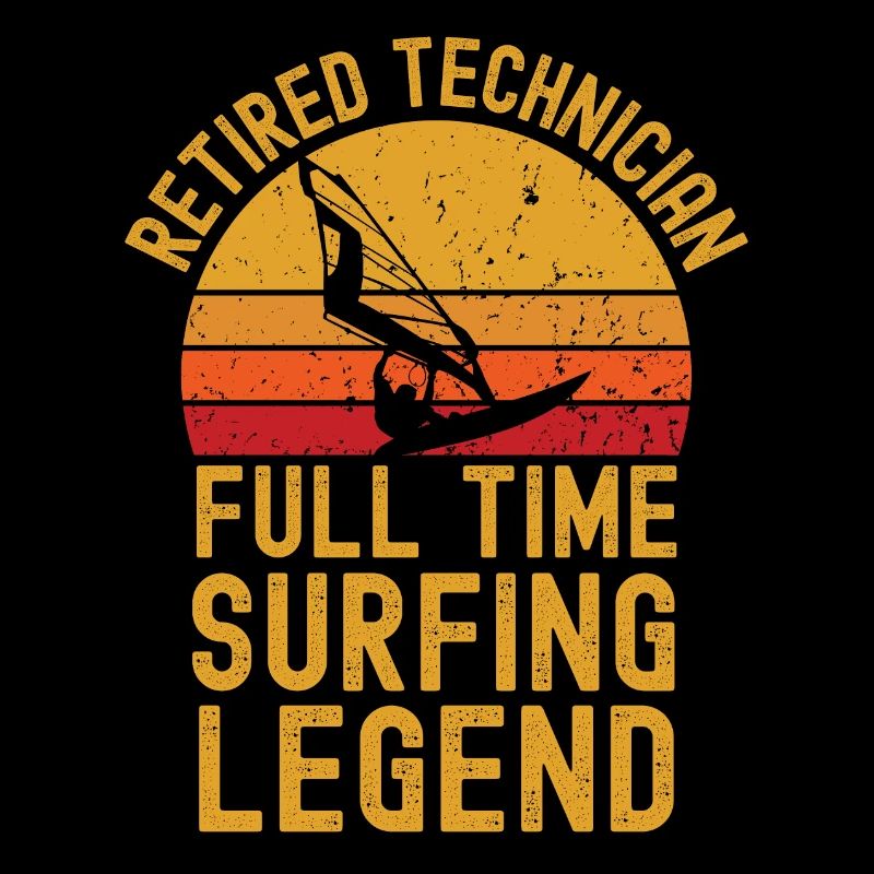 Retired technician windsurfing legend