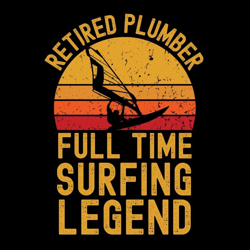 Retired plumber windsurfing legend
