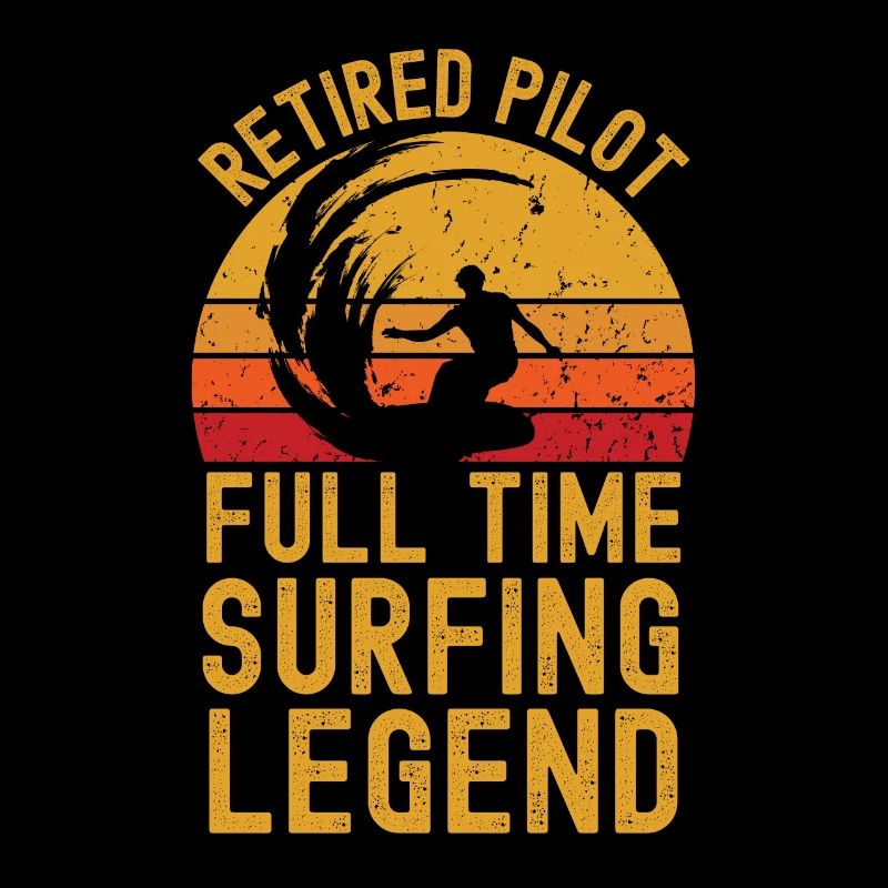 Retired pilot surfing legend
