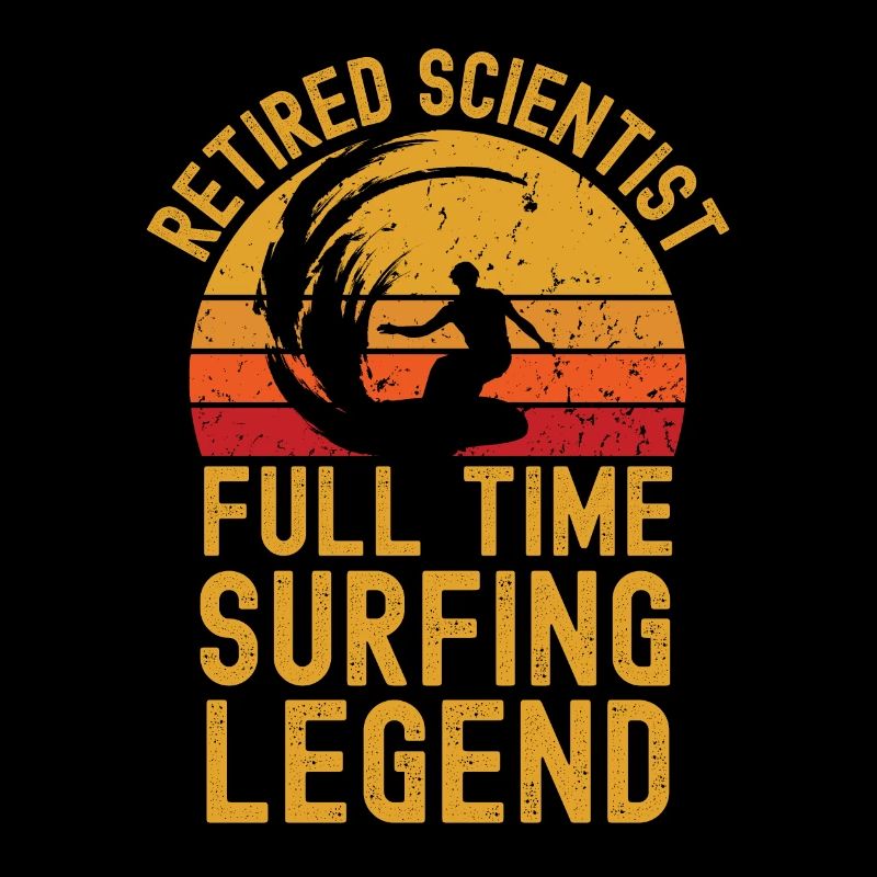 Retired scientist surfing legend
