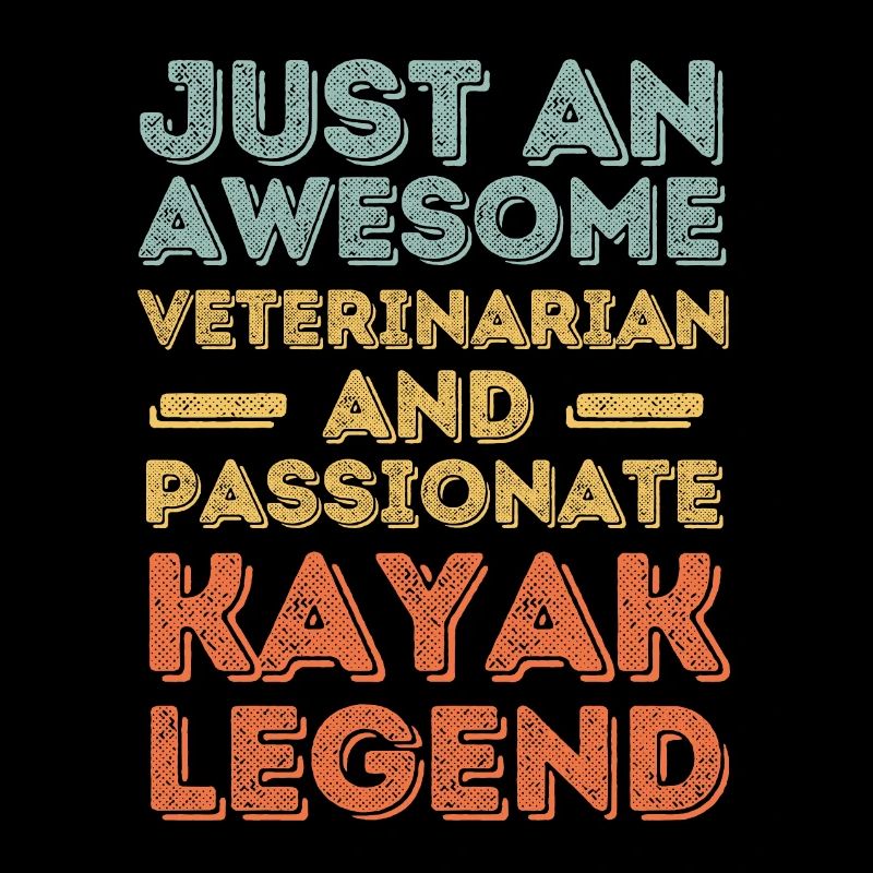 Veterinarian Kayak legend retro