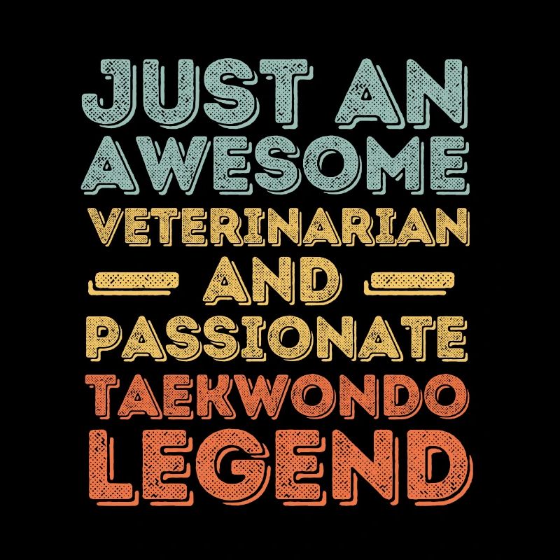 Veterinarian Taekwondo legend retro
