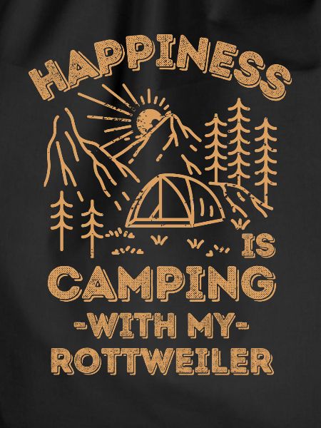 Camping mit Rottweiler