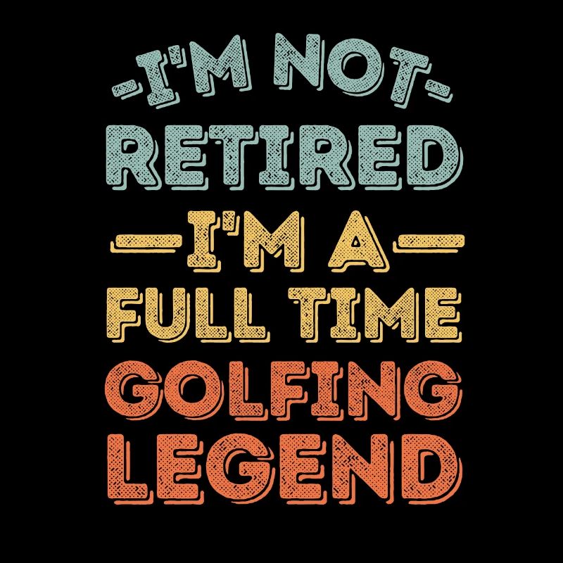 Retired and golfing legend