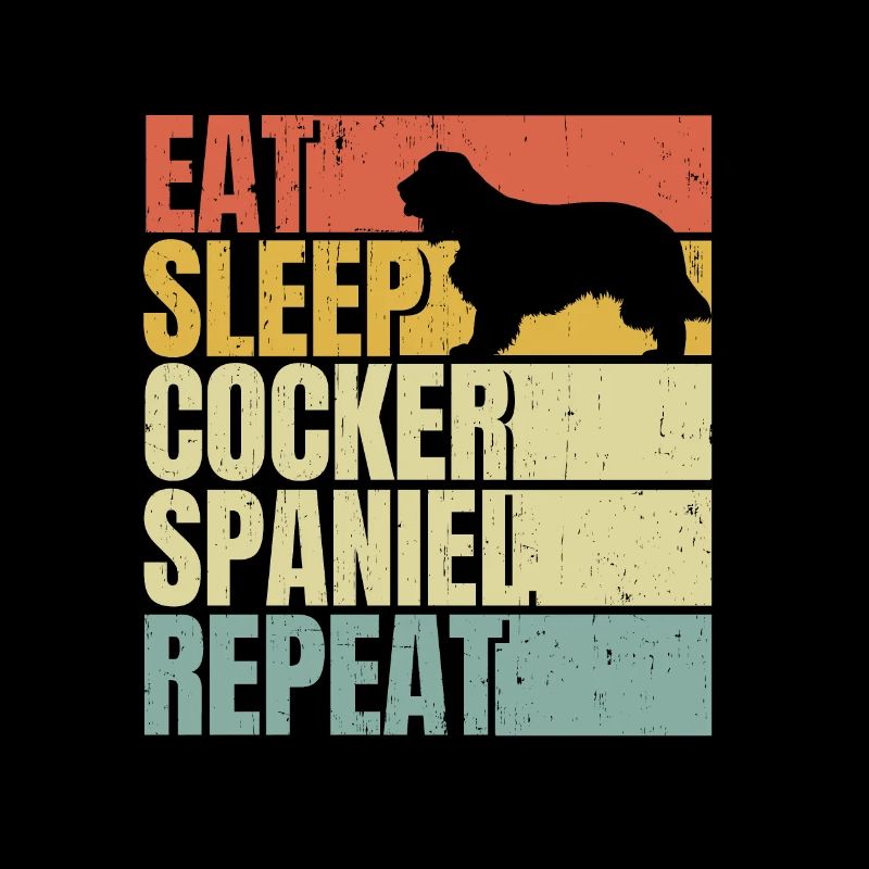 Manger dormir Cocker-épagneul répéter