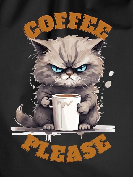 Coffee Please Cat