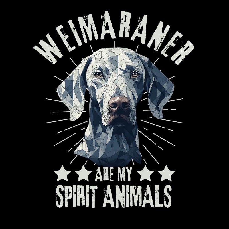 Weimaraner Liebhaber Geometry Weimaraner Kunst