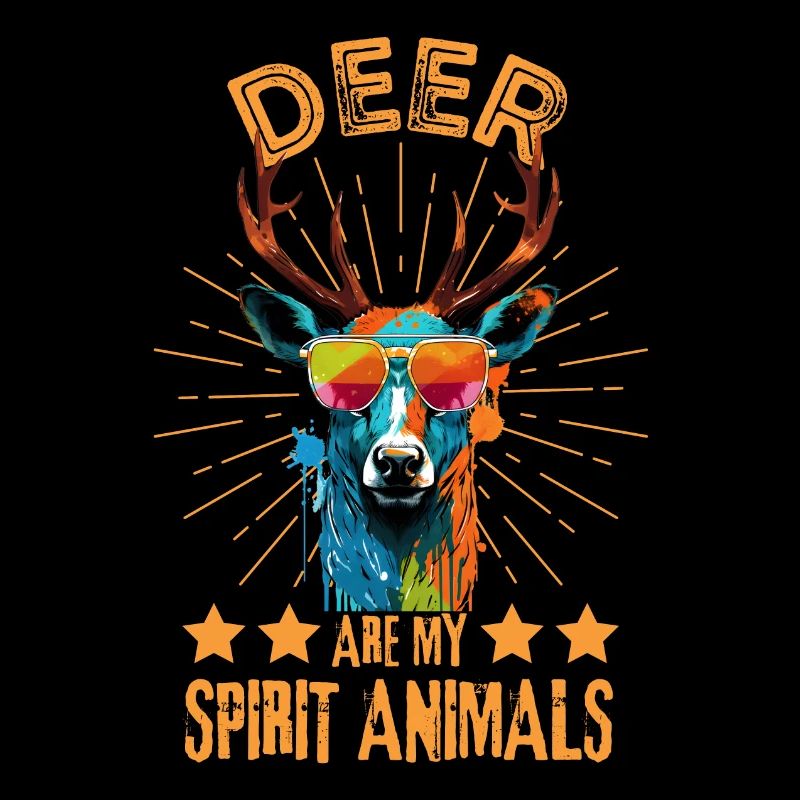Deer with sunglasses