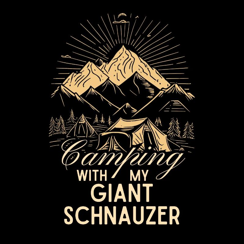 Camping de Schnauzer géant