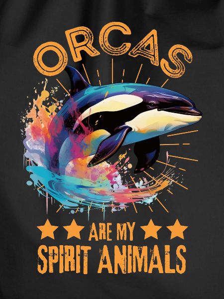 Bunter Schwertwal Orca