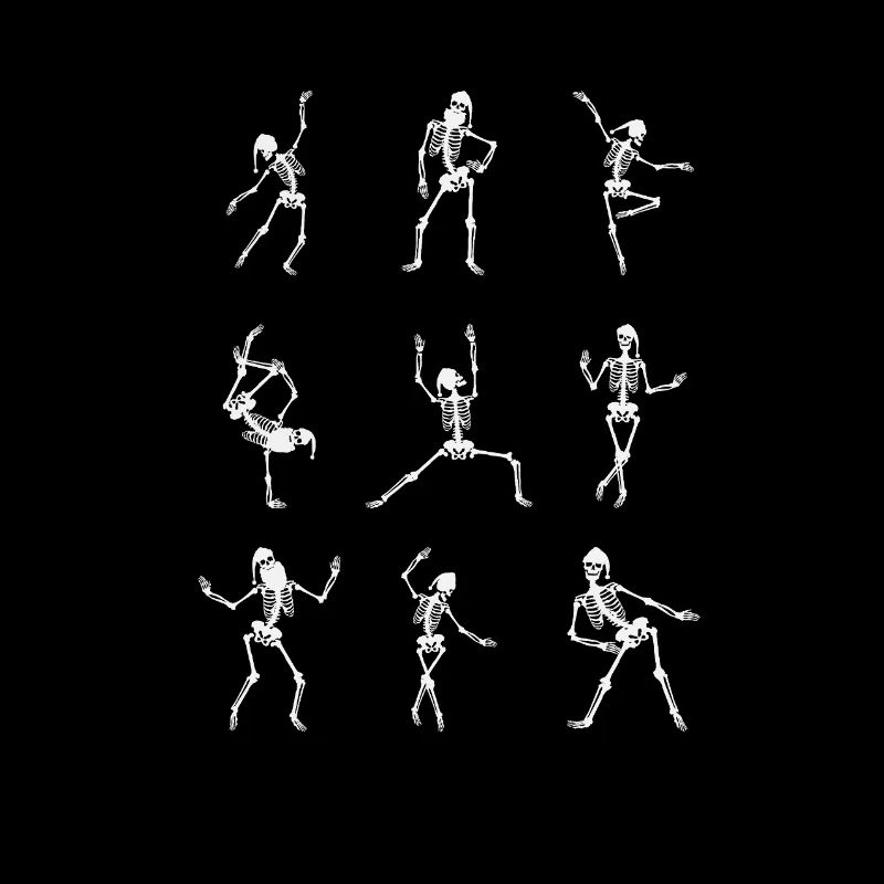 Dynamische Tanzsilhouetten