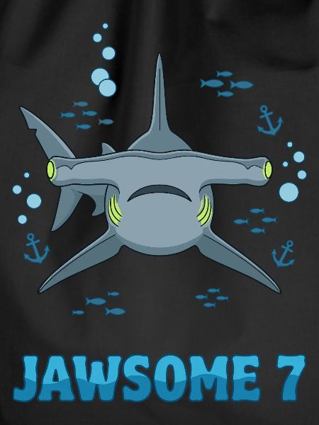 Jawsome 7 Hammerhead Shark Birthday