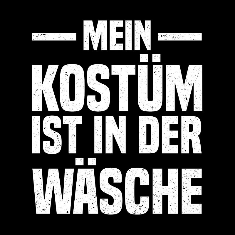 Kostüm ist in der Wäsche