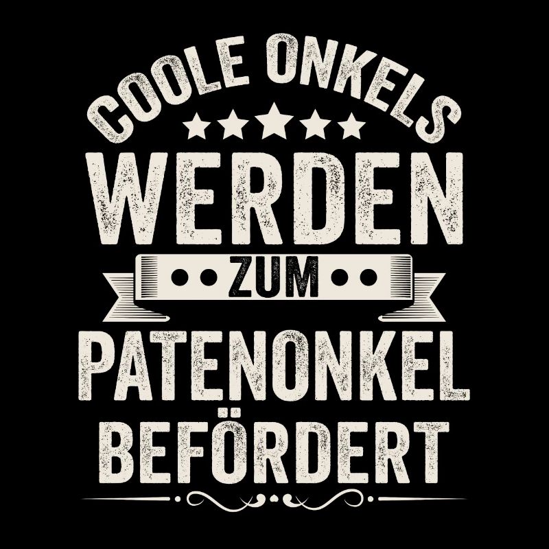 Coole Onkels werden Patenonkel Taufpate